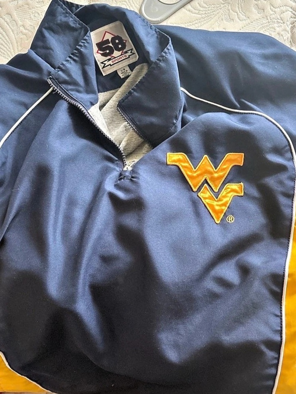 Starter West Virginia Color Block Jacket Like New